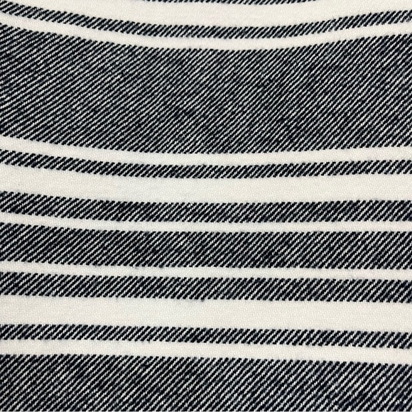 Old Navy Stripe Button Front Long Sleeve Heavy Weight Shirt - Picture 7 of 10